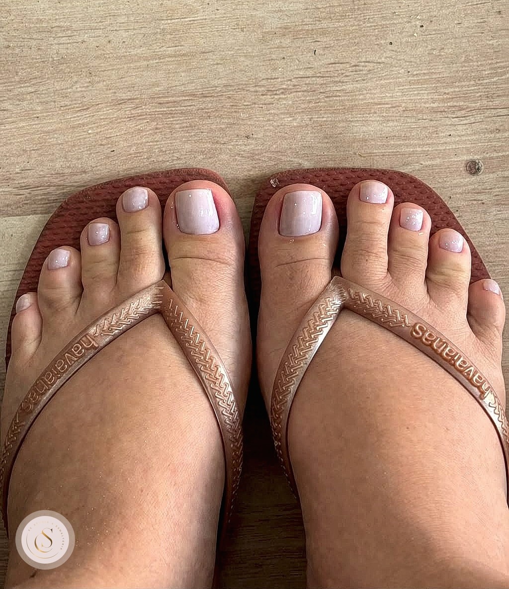 Esmaltação do pé